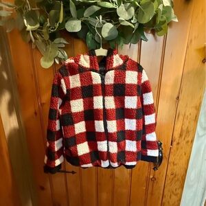 Cozy Checkered Kids Hoodie